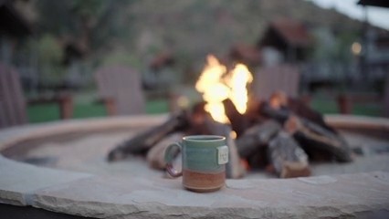 Video of a Mug and Campfire